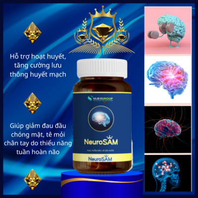 NeuroSAM - Sâm hoạt huyết dưỡng não (Combo 4 lọ)