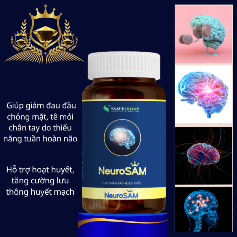 NeuroSAM - Ginseng activates blood and nourishes the brain (Combo 4 bottles)