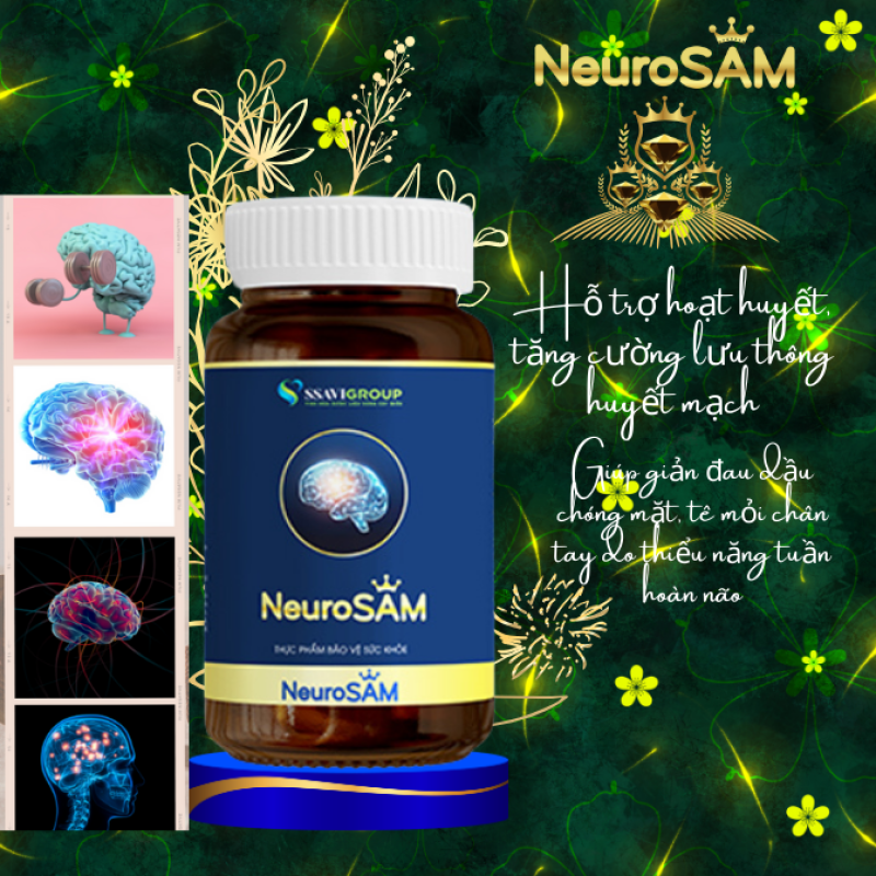 NeuroSAM - Ginseng activates blood and nourishes the brain (Combo 4 bottles)