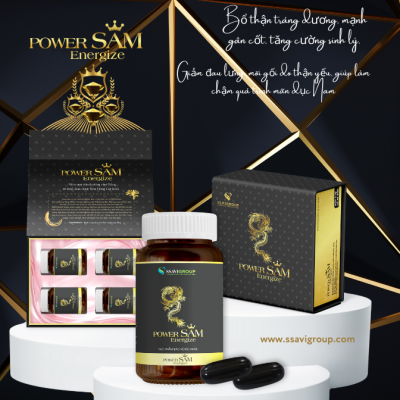 PowerSAM - Sâm sinh lực Men (Combo 4 lọ)