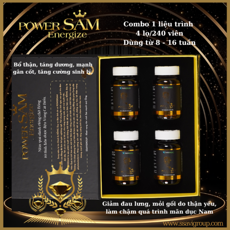 PowerSAM - Ginseng energizes yeast (Combo 4 bottle)