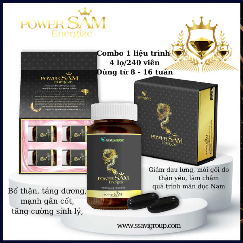 PowerSAM - Ginseng energizes yeast (Combo 4 bottle)