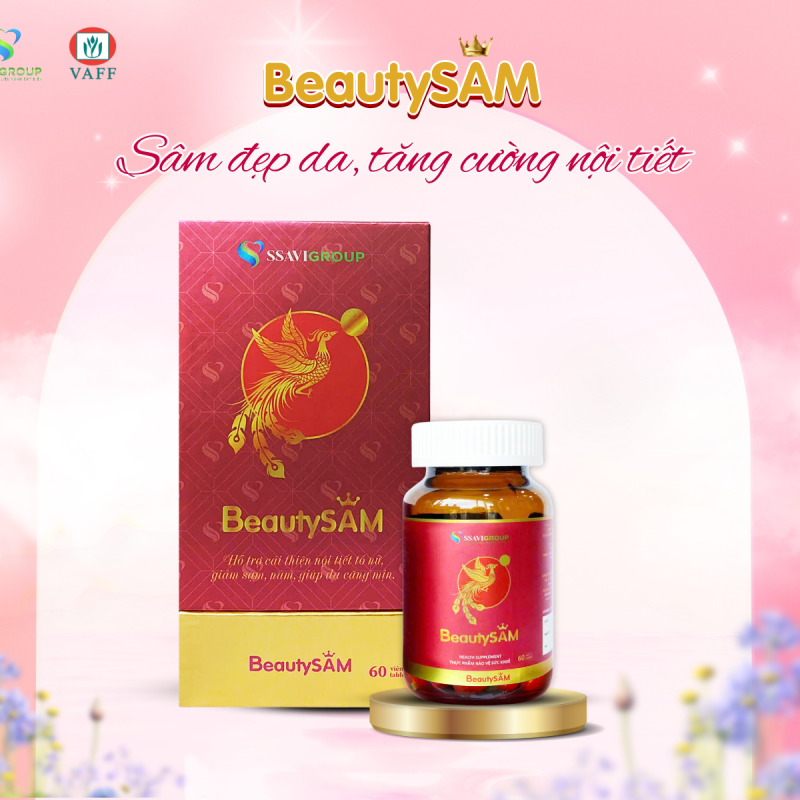 BEAUTYSAM – SÂM ĐẸP DA, TĂNG CƯỜNG NỘI TIẾT TỐ