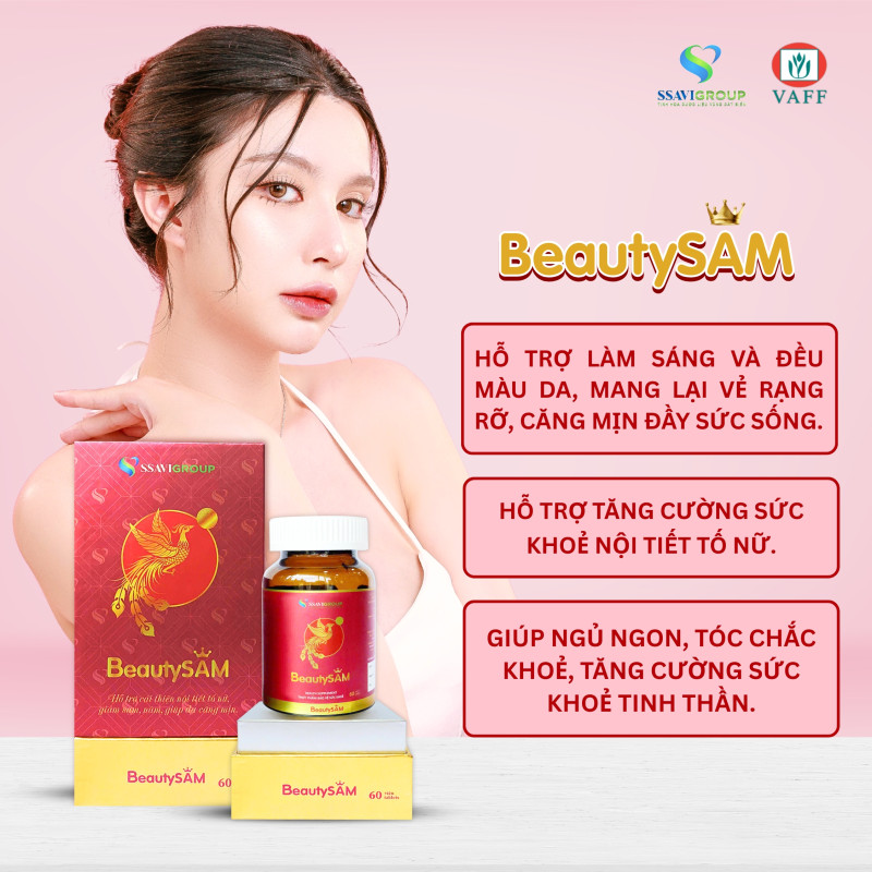 BEAUTYSAM – SÂM ĐẸP DA, TĂNG CƯỜNG NỘI TIẾT TỐ