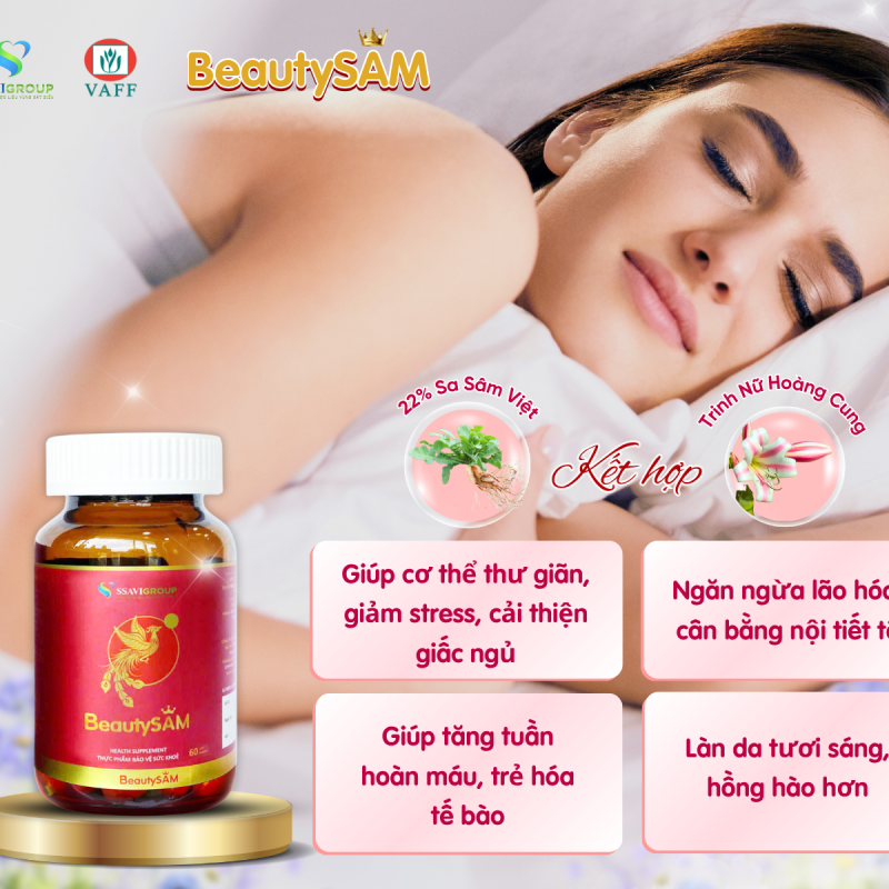 BEAUTYSAM – SÂM ĐẸP DA, TĂNG CƯỜNG NỘI TIẾT TỐ