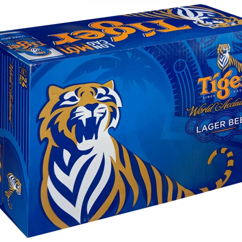 Thùng 24 lon bia Tiger lon cao 330ml