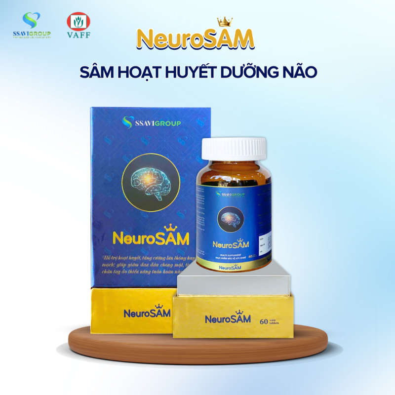 NEUROSAM – SÂM HOẠT HUYẾT DƯỠNG NÃO